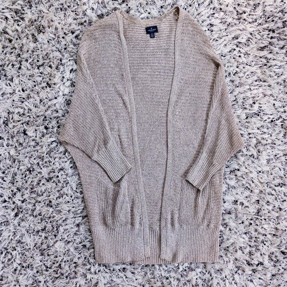 American Eagle oversized beige cardigan - Picture 1 of 7